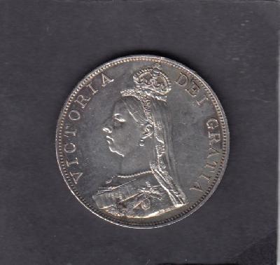 Beschrijving: 2 Florin  VICTORIA  ARABIC1